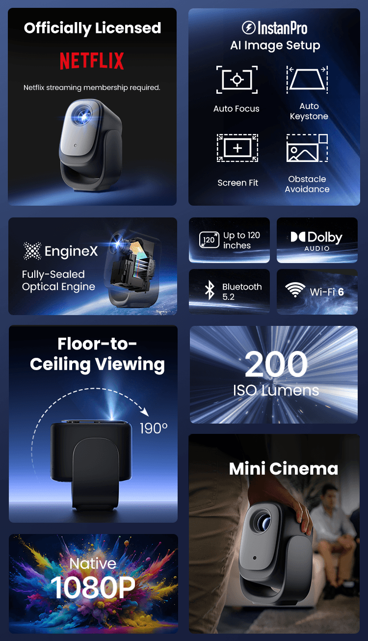 Dangbei N2 Mini — Built-in Netflix & Smart OS