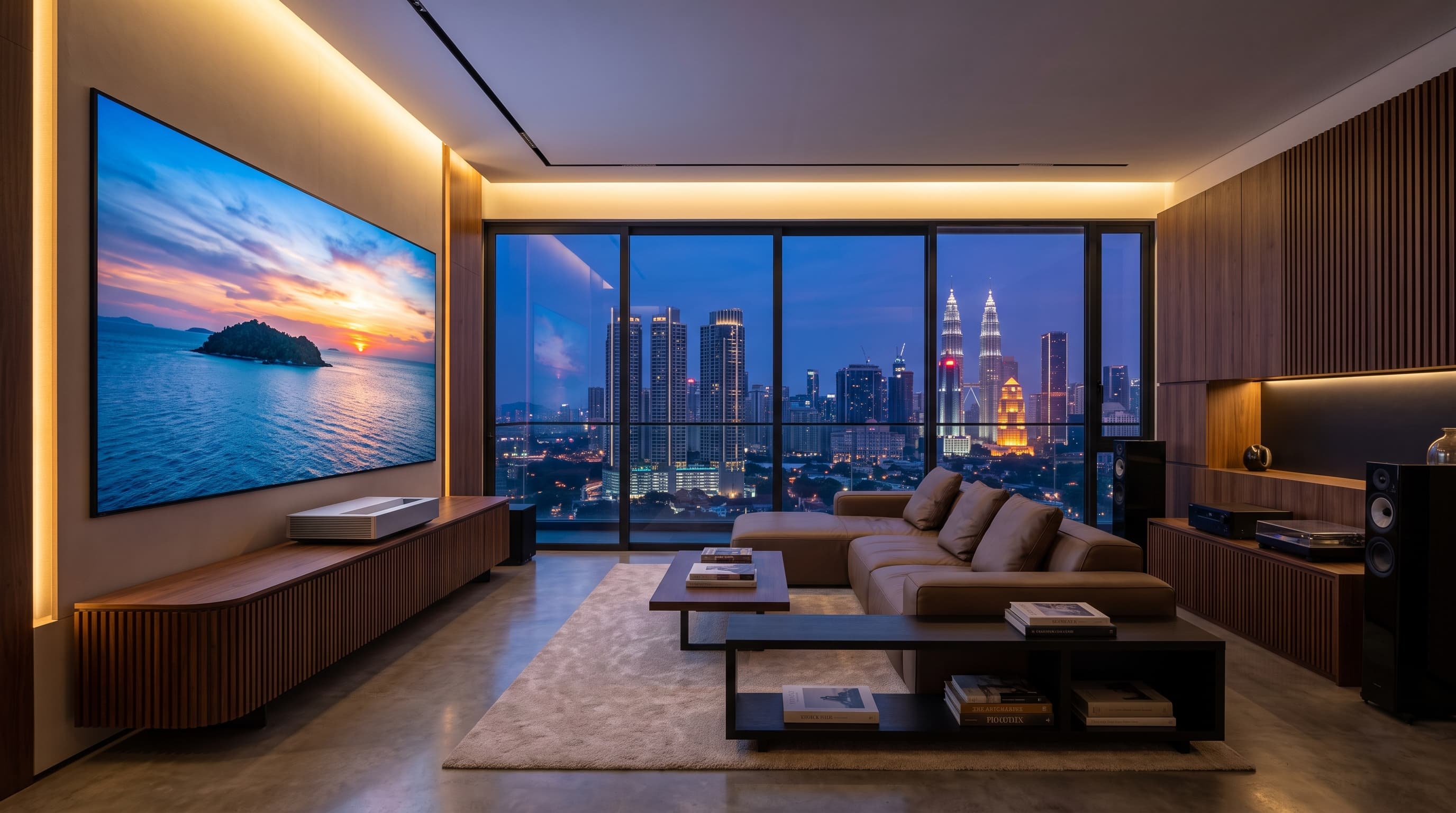 iWORLDPLUS Living Room Cinema Architecture Breakdown