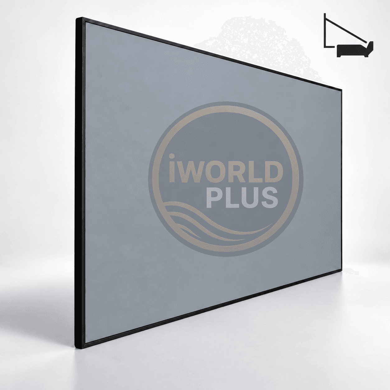 AlphaScreens Fixed Frame ALR Screen (UST) — product photo