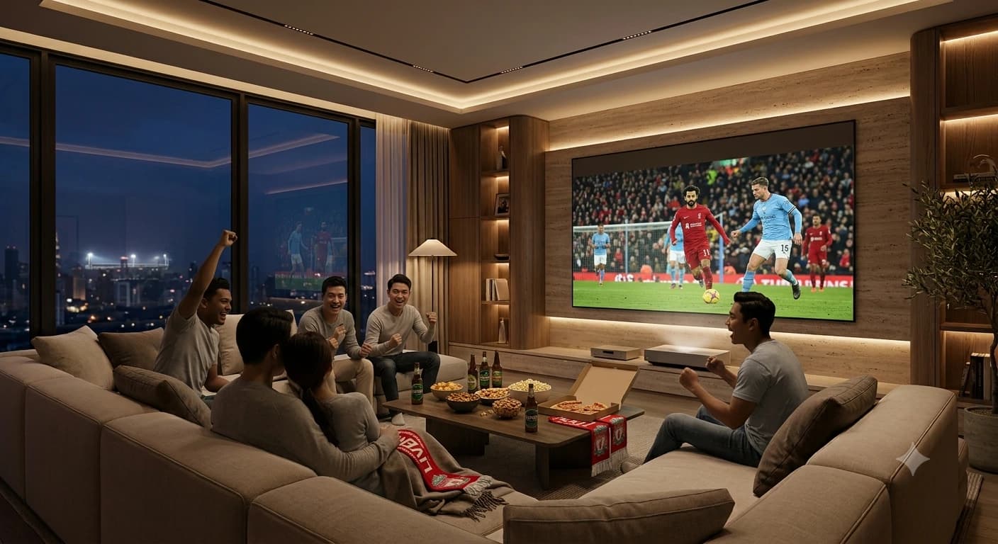 Match Night — 150″ Stadium Immersion · Minus The Crowds
